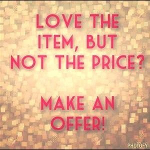 All reasonable offers accepted!!